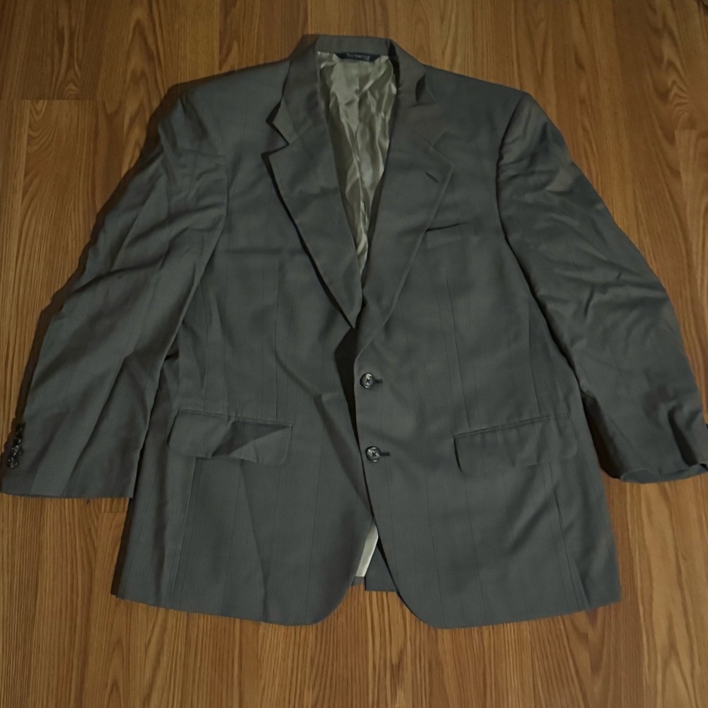 Burberrys Men’s Sport‎ Jacket 100% Wool Vintage Gray Coat Old Money Luxury